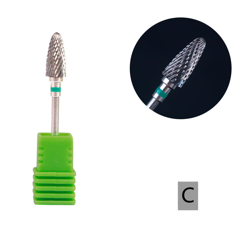 NDB016  3/32'' Ceramic Nail Drill Bit Milling Cutter For Manicure Pedicure Electric Nail Drill Tools