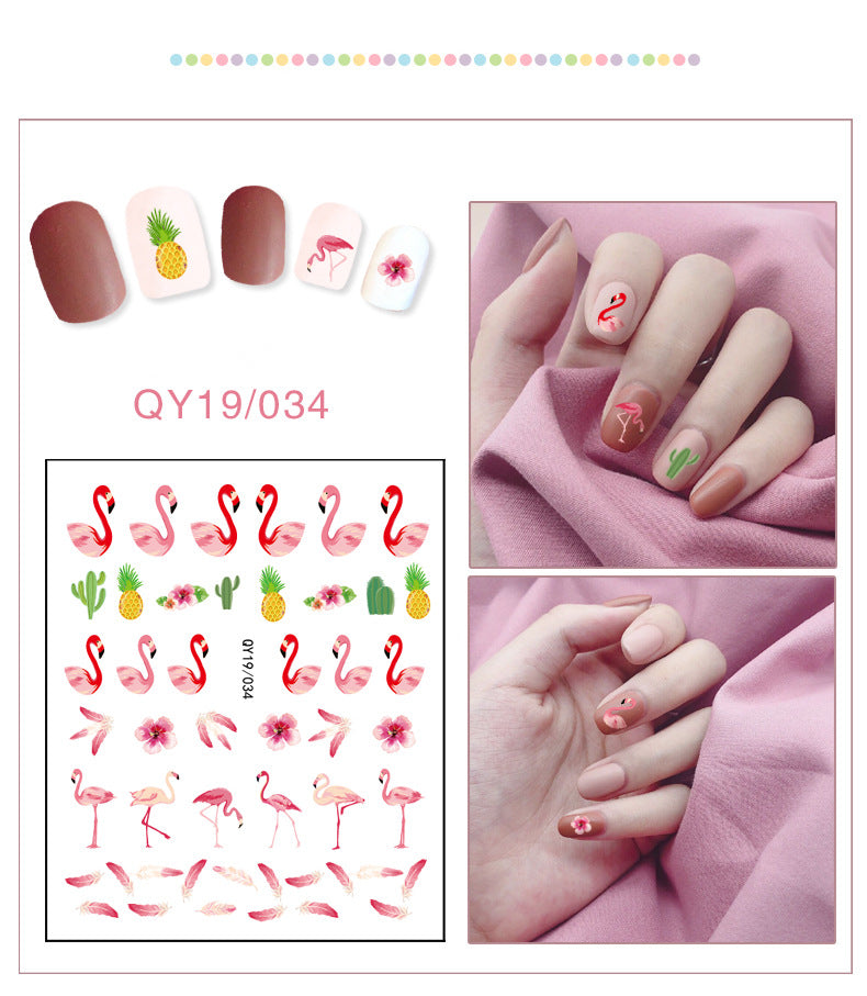 NS5D033  ForLife new Cartoon Nail Art Decals 2D Manicure Applique Nail Stickers for Nail Decoration