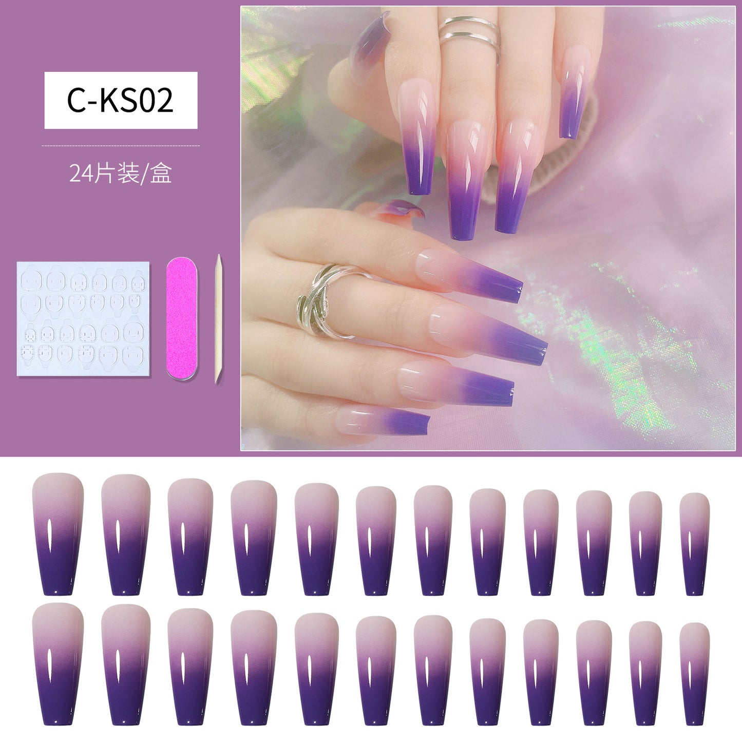 FTMB003 European and American fake nails long ballet,coffin nail tips