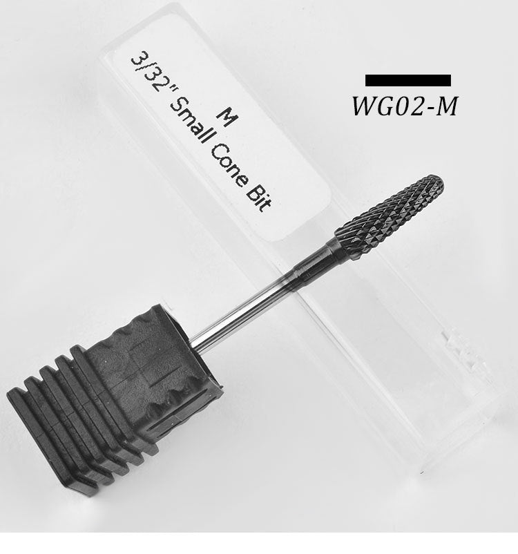 FMT013 Electroplating alloy black tungsten steel drill bits Nail grinding and polishing machine drill bits