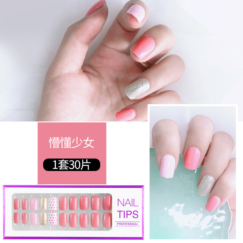 FTMB010 Press on Nail Tips, Waterproof, 30 pcs in a Box