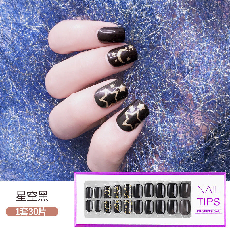FTMB010 Press on Nail Tips, Waterproof, 30 pcs in a Box