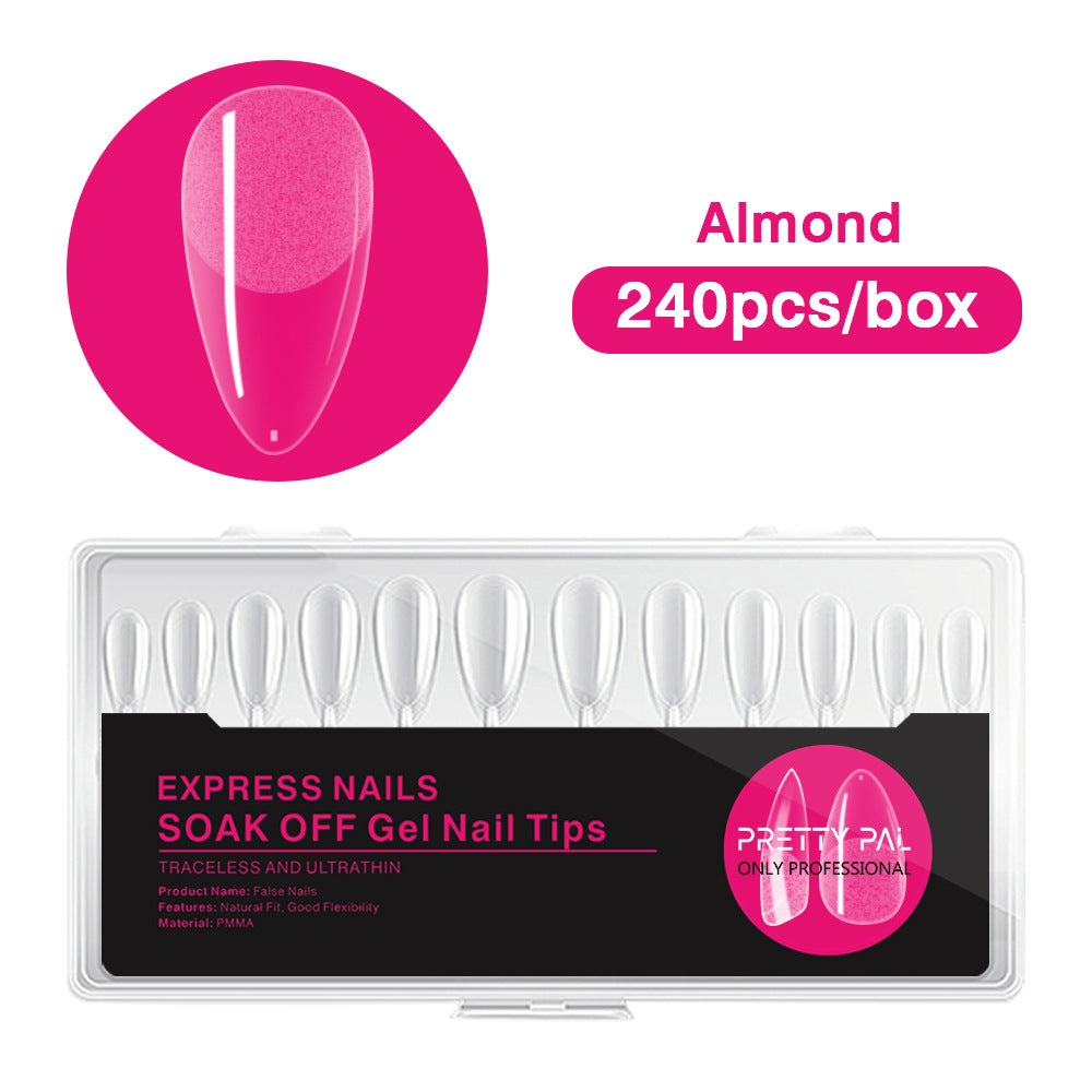 FTMA015 Top Rated Translucent, Semi-matte Soft Gel Nail Tips in stock