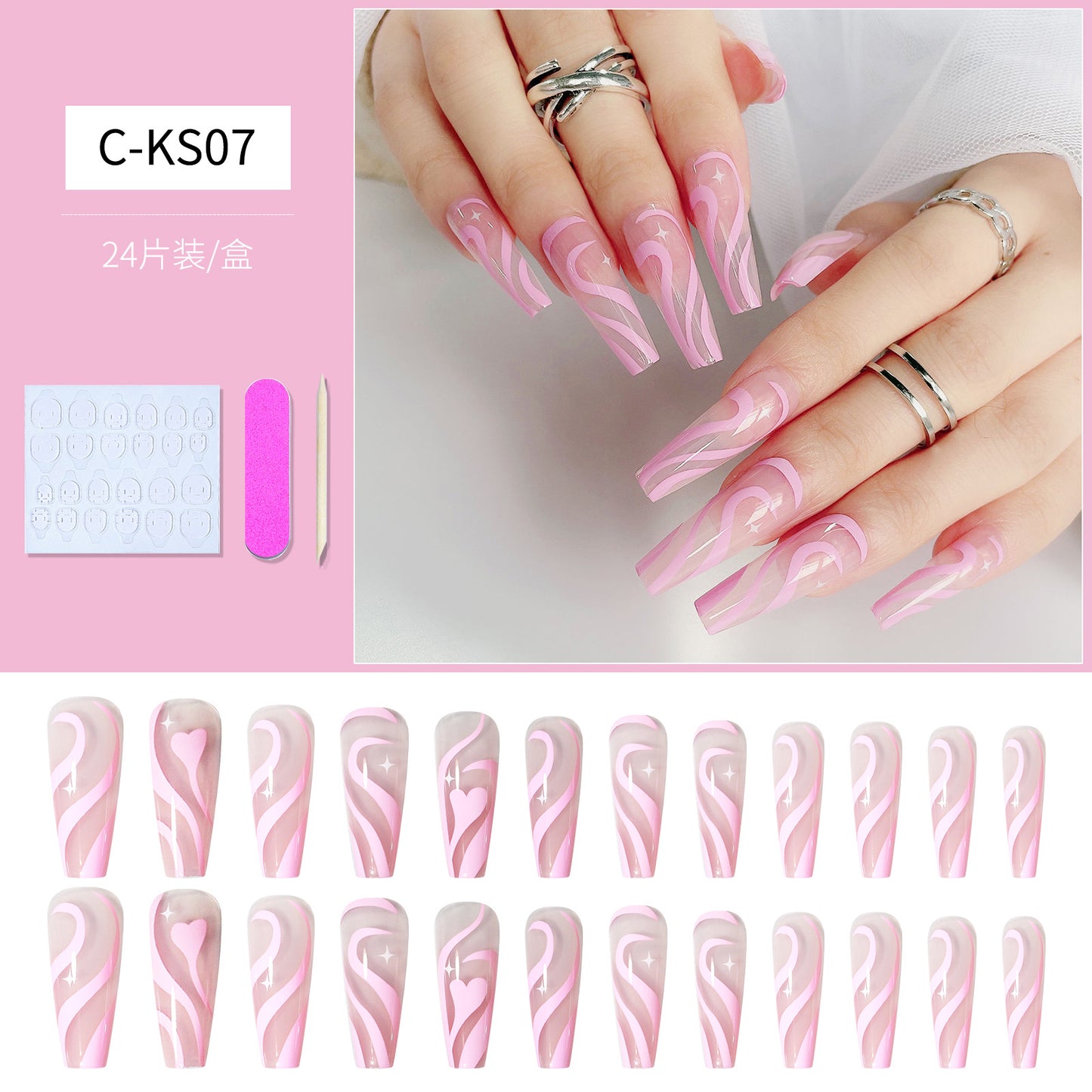 FTMB003 European and American fake nails long ballet,coffin nail tips