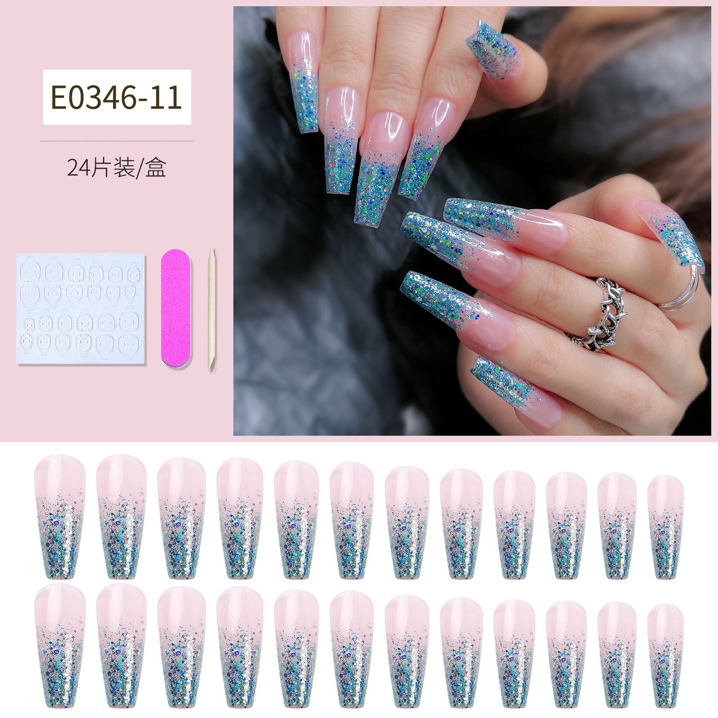 FTMB003 European and American fake nails long ballet,coffin nail tips