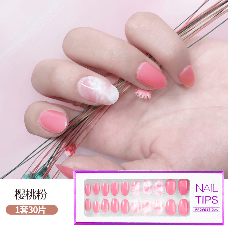FTMB010 Press on Nail Tips, Waterproof, 30 pcs in a Box