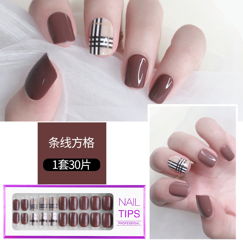 FTMB010 Press on Nail Tips, Waterproof, 30 pcs in a Box